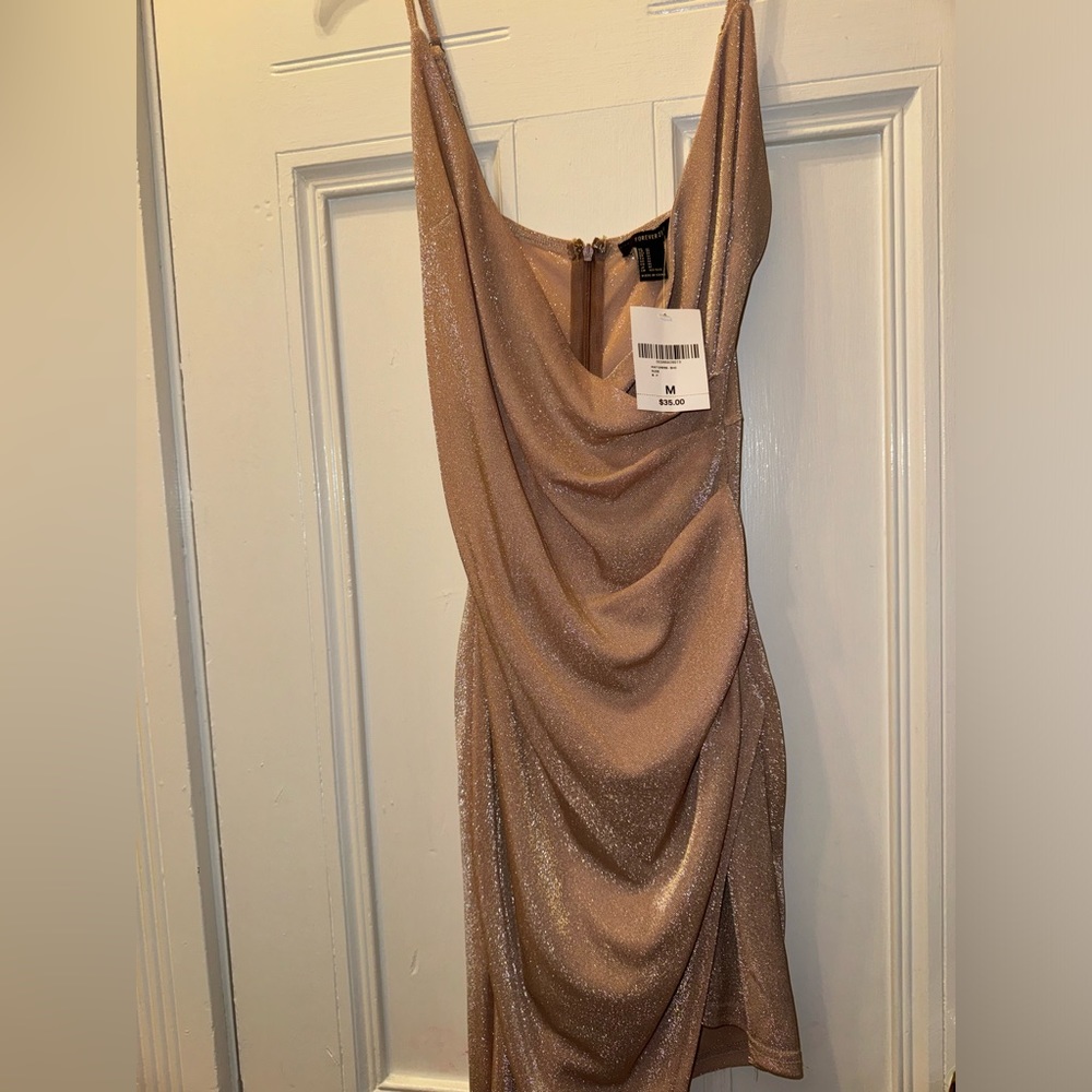 Champagne sparkle dress